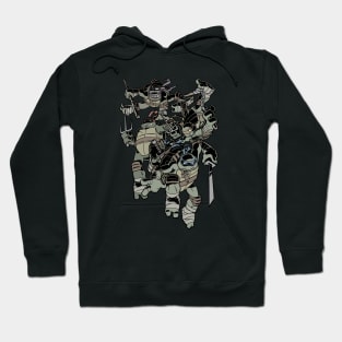 Newsprint Ninja Turtles Hoodie